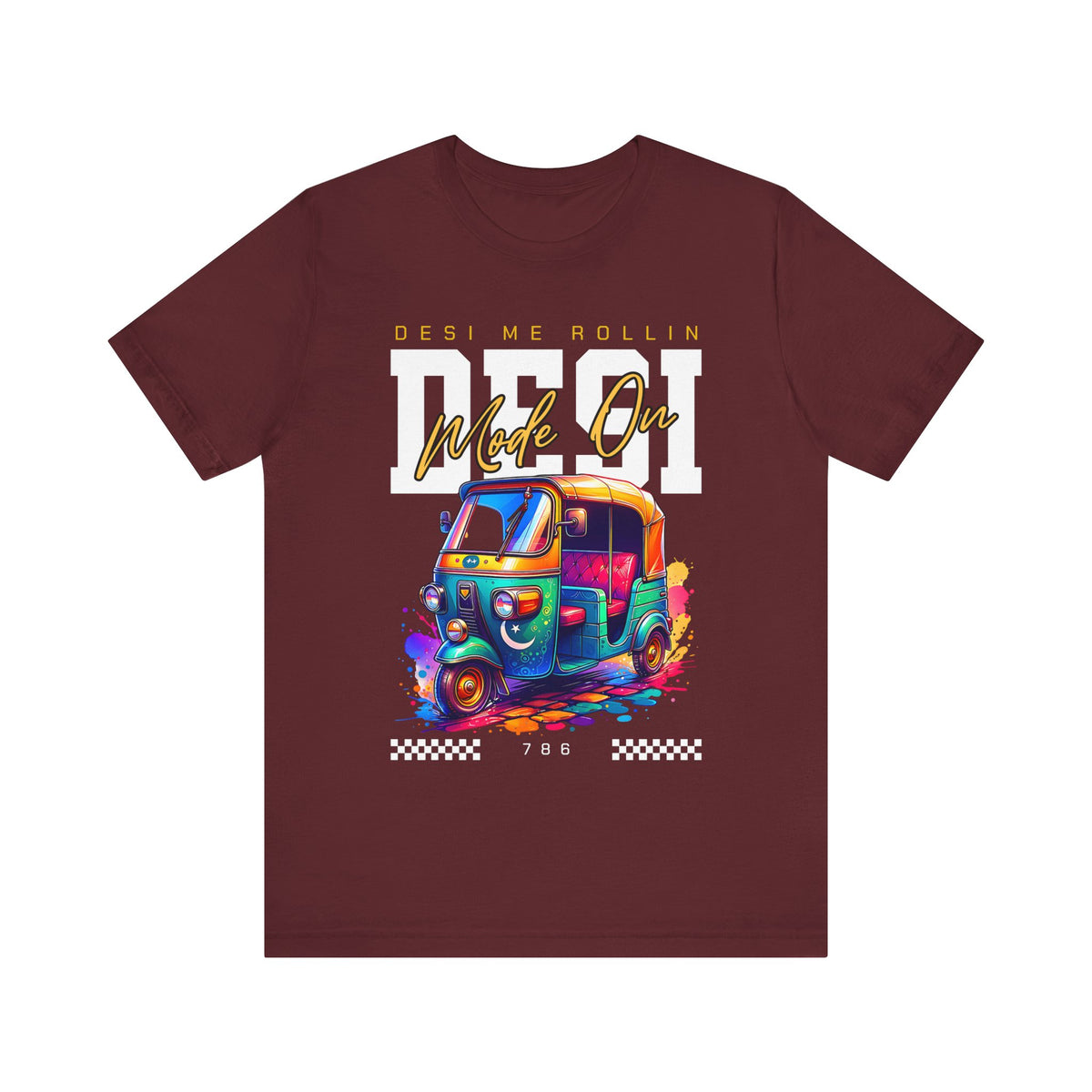 Rickshaw Desi T-Shirt - Desi Me Rollin