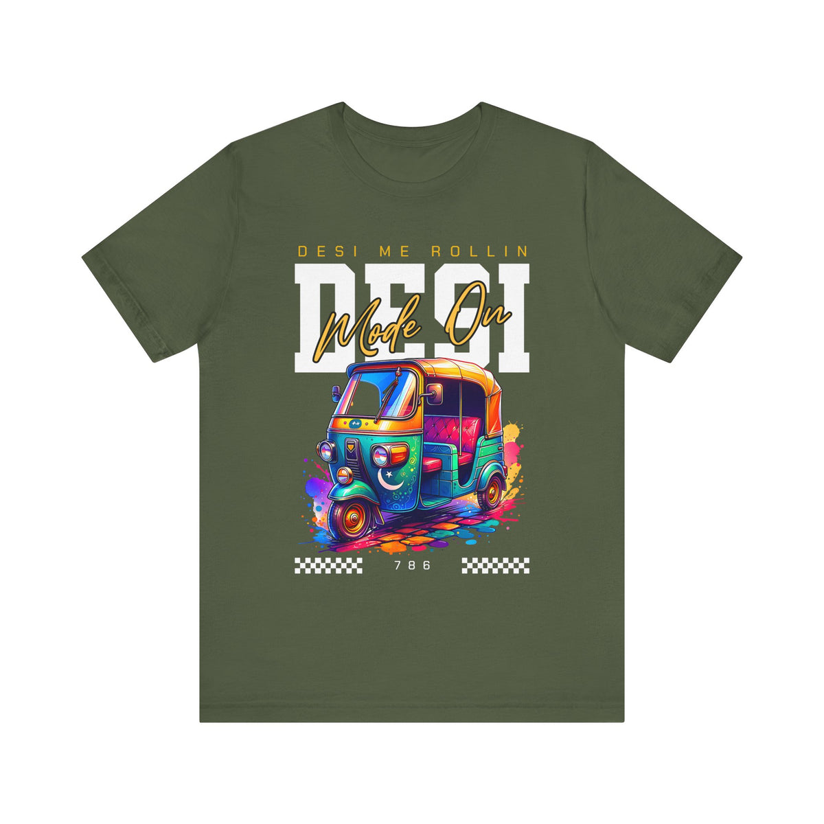 Rickshaw Desi T-Shirt - Desi Me Rollin
