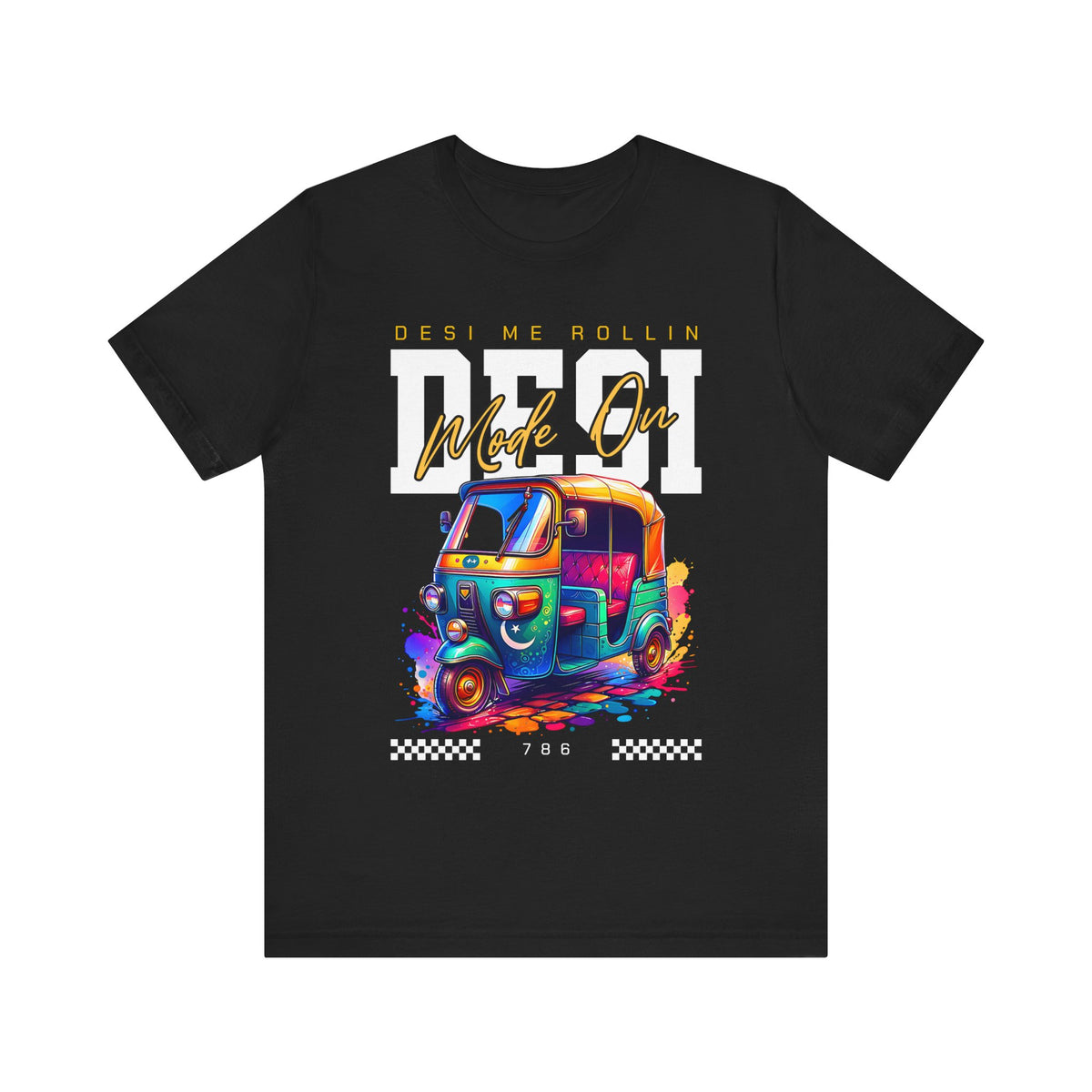 Rickshaw Desi T-Shirt - Desi Me Rollin
