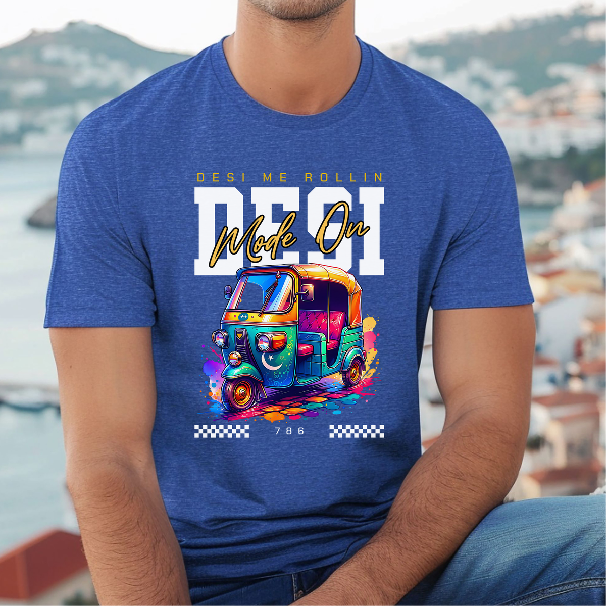 Rickshaw Desi T-Shirt - Desi Me Rollin