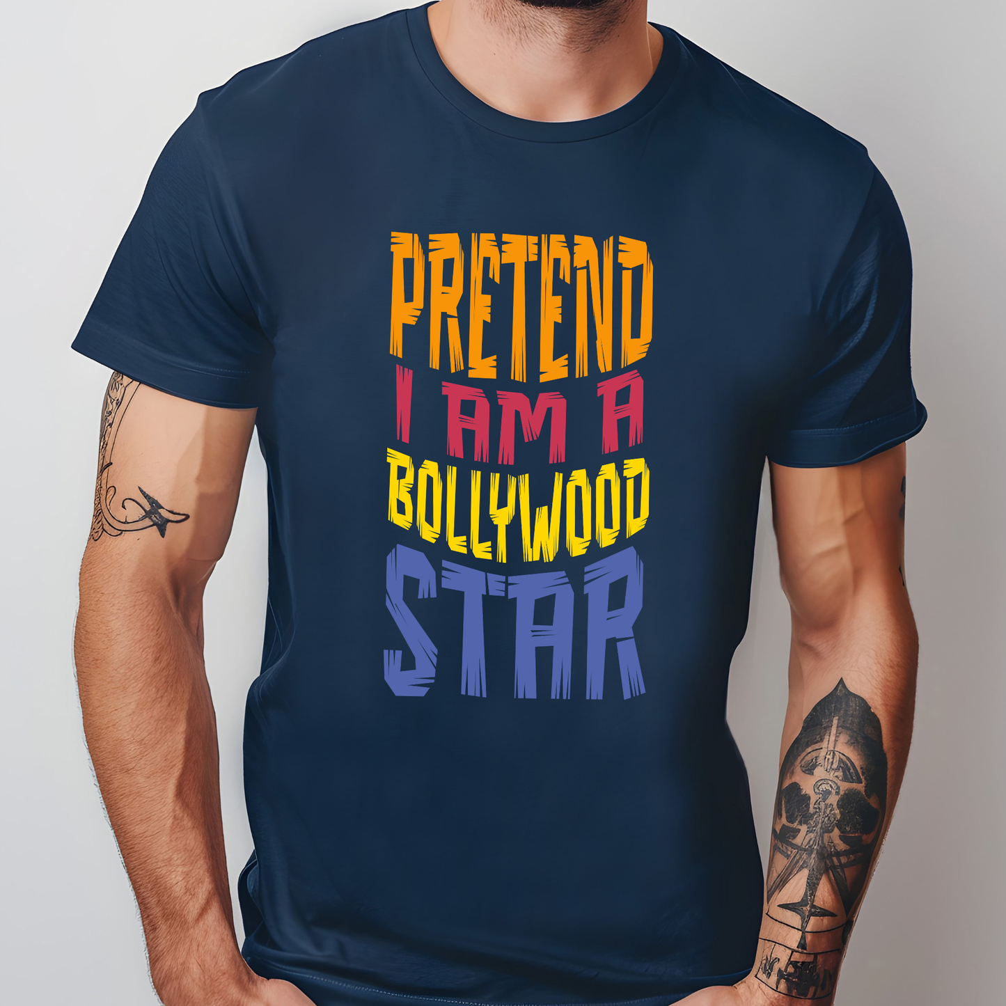Funny Desi T-Shirt - Pretend I Am A Bollywood Star