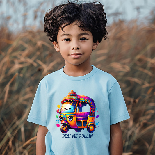 Rickshaw T-Shirt for Kids - Desi Clothing UK