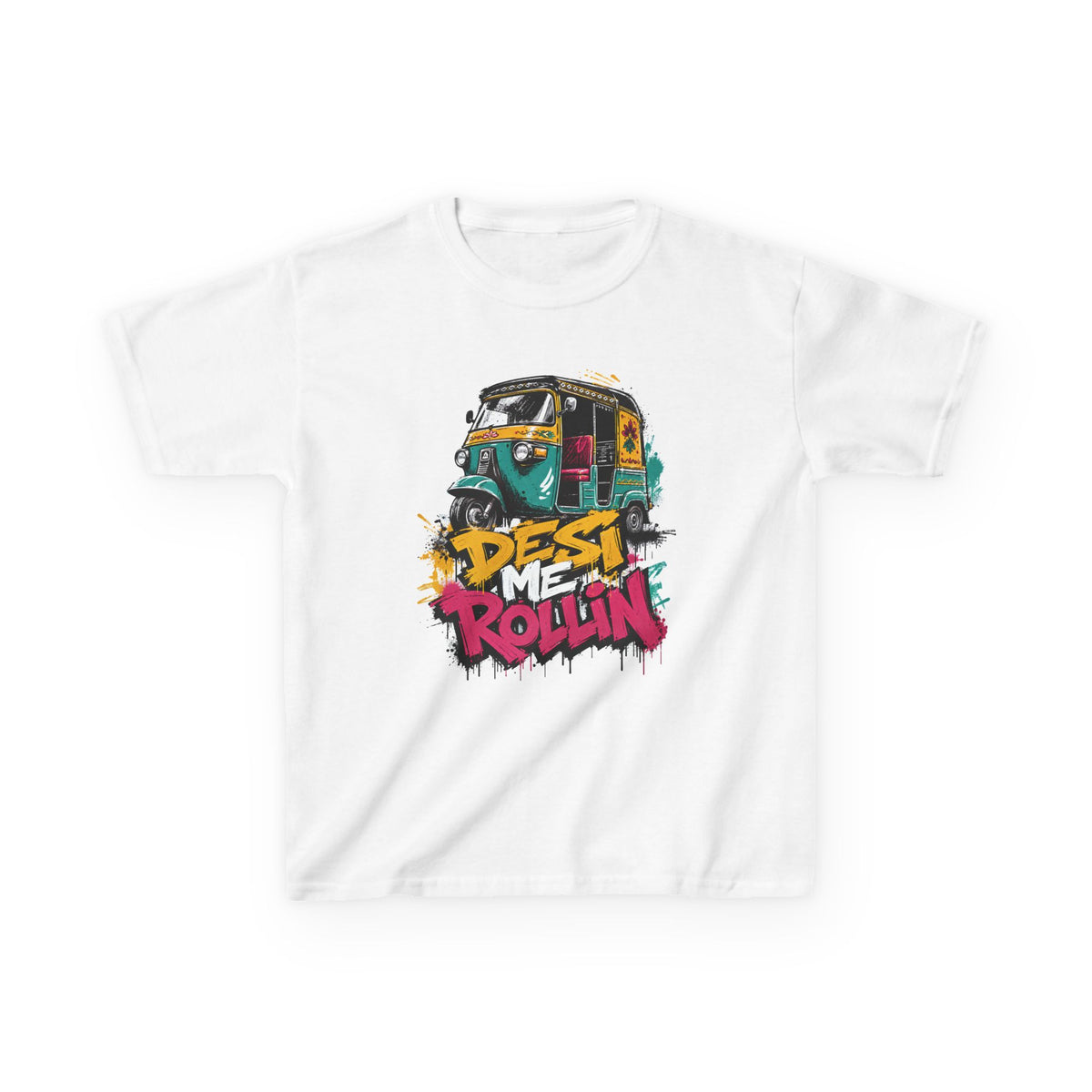 Rickshaw T-Shirt for Kids - Desi Clothing UK