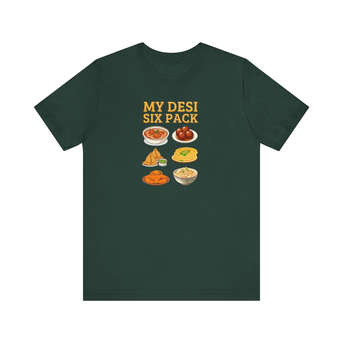 Funny Desi Tshirt - My Desi Six Pack